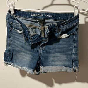 American Eagle Outfitters Women's Classic Blue Jean Shorts